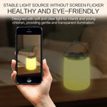 lampe table moderne blanche rechargeable via usb anneau métallique simple lumière intérieure portative