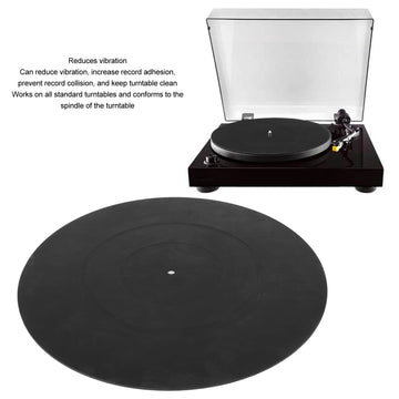 tapis disque vinyle plateau tournant réduction vibrations résistant statiques professionnel lecteur lp surface lisse