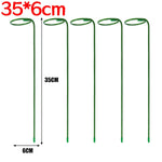 supports fleurs vert foncé métal minimaliste 35cm 45cm 55cm 10pcs