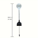 lumière solaire transparente colorées moderne autoinstallation étanche jardin décorationextérieur led ip65
