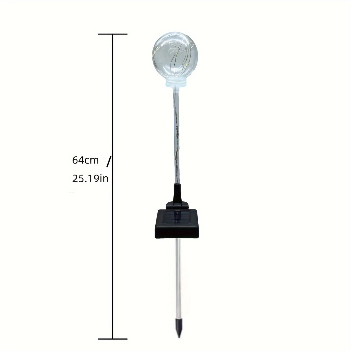 lumière solaire transparente colorées moderne autoinstallation étanche jardin décorationextérieur led ip65