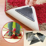 tapis antiderapant adhésif moderne noir perforations salon salle bain respectueux l'environnement ensemble pièces