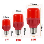 ampoule led e27 rouge grille ventilation moderne 35000h 10w 15w 20w 5w 220v