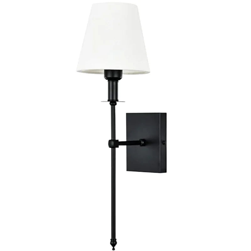 lampe murale classique or abat jour blanc élégante cuisine chambre entrée fixée mur moderne
