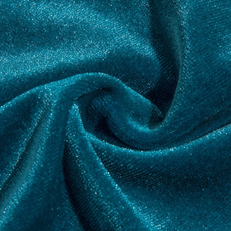 housses chaise velours bleu turquoise moderne élasthanne polyester chaise plage fauteuil mariage banquet
