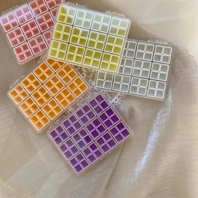 boîtes rangement bijoux transparentes compartiments grilles modernes pratique poignée bois