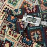 tissu patchwork ethnique polyester coton bleu vert rouge beige motifs géométriques floraux opaques tringle