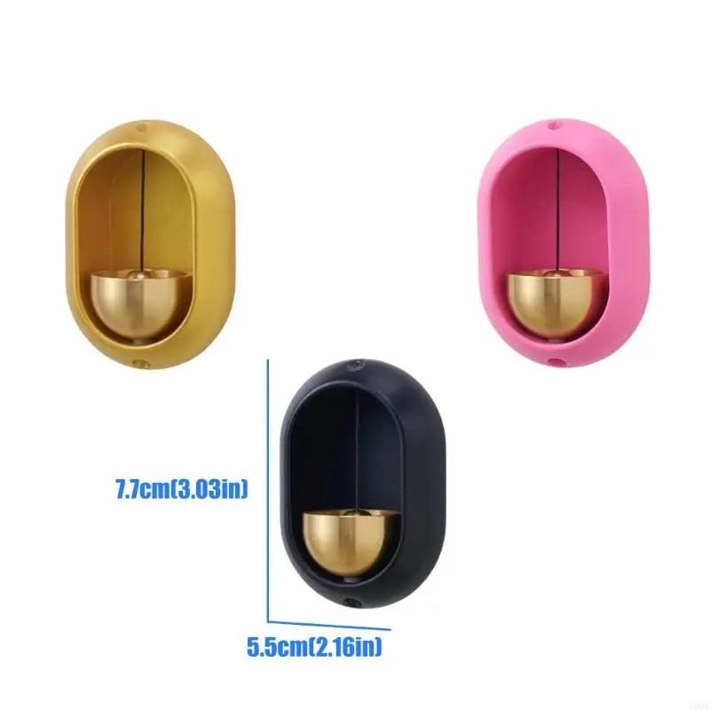 cloches porte magnétiques modernes dorées roses noires adhésives intérieur minimalistes