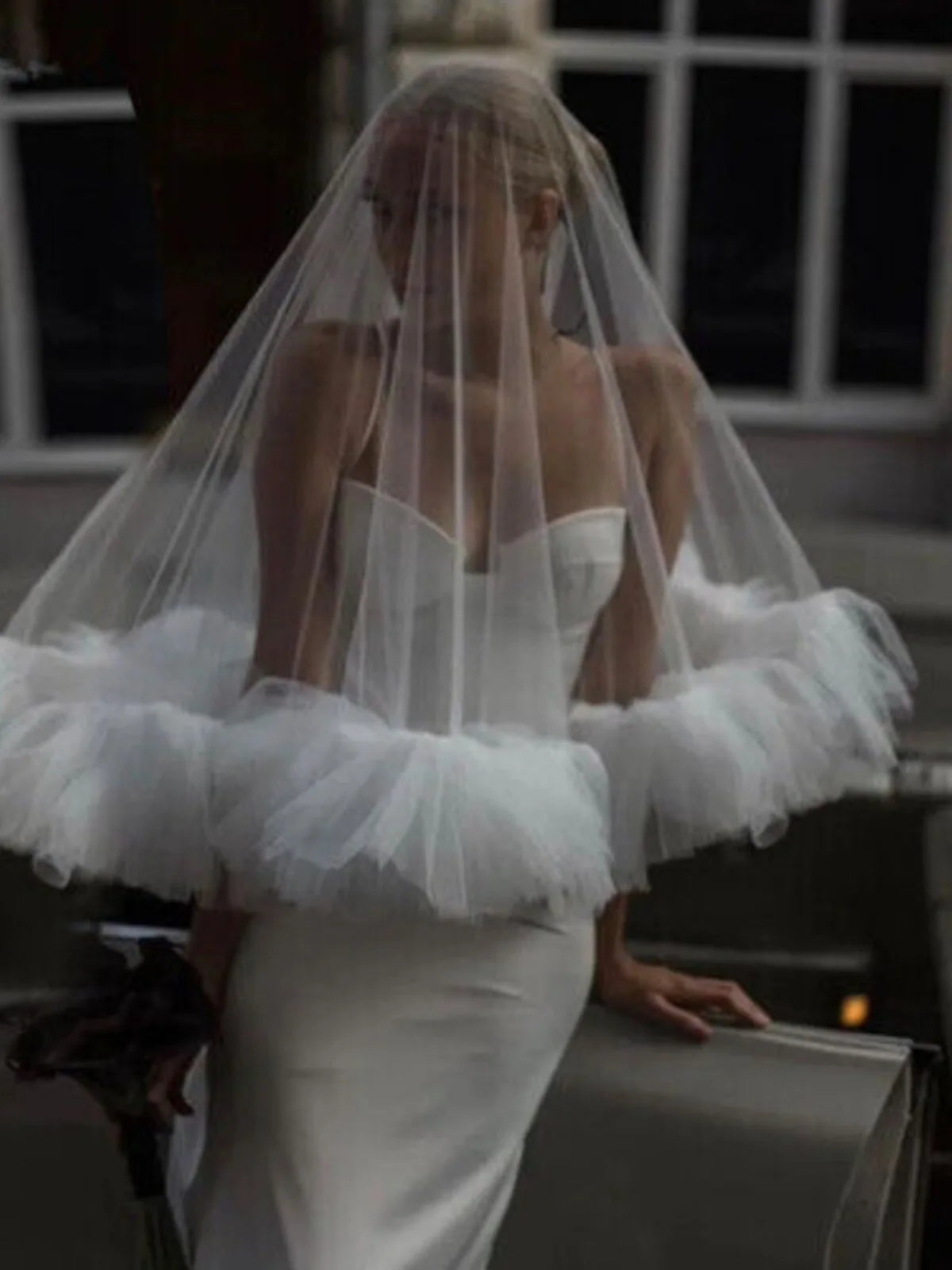 voile mariée tulle blanc classique polyester unique femme opacité élégante