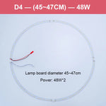 lampe led circulaire blanc moderne adhésive magnets connecteurs 45cm 30cm 41cm led haute puissance