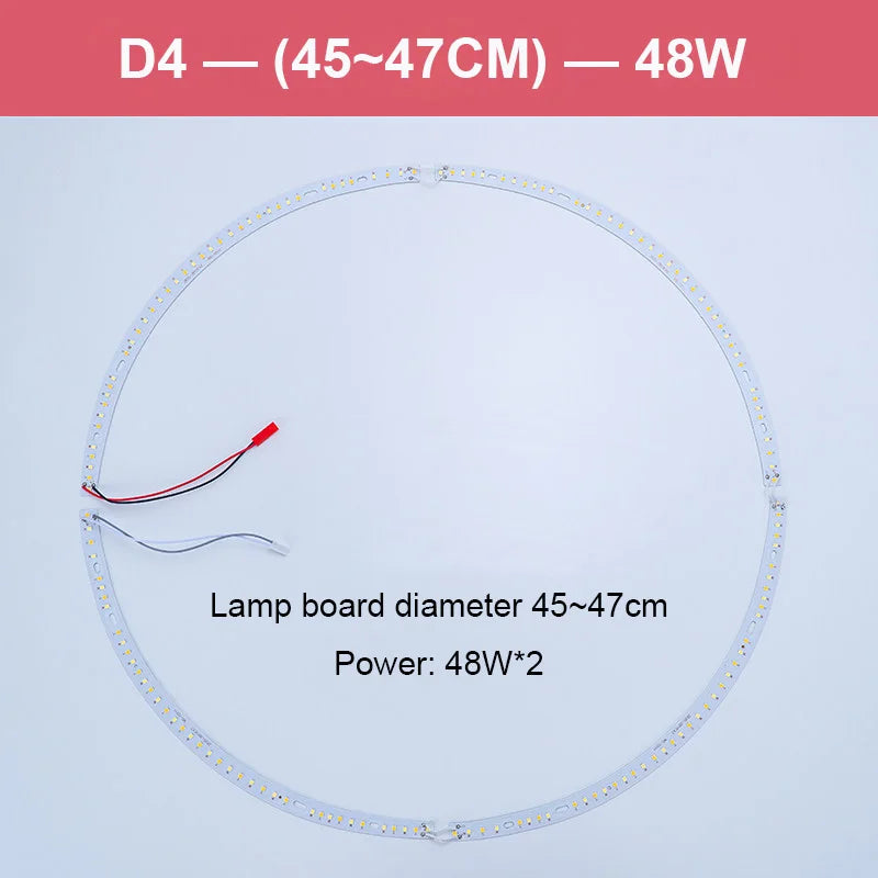 lampe led circulaire blanc moderne adhésive magnets connecteurs 45cm 30cm 41cm led haute puissance