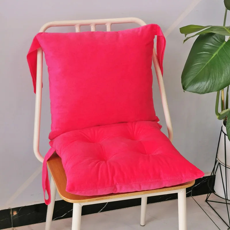 coussins siège velours modernes violet rouge orange vert gris inclusifs fixés carrés adultes