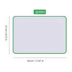 tapis souris moderne noir gris bleu vert opaques 21cm 30cm