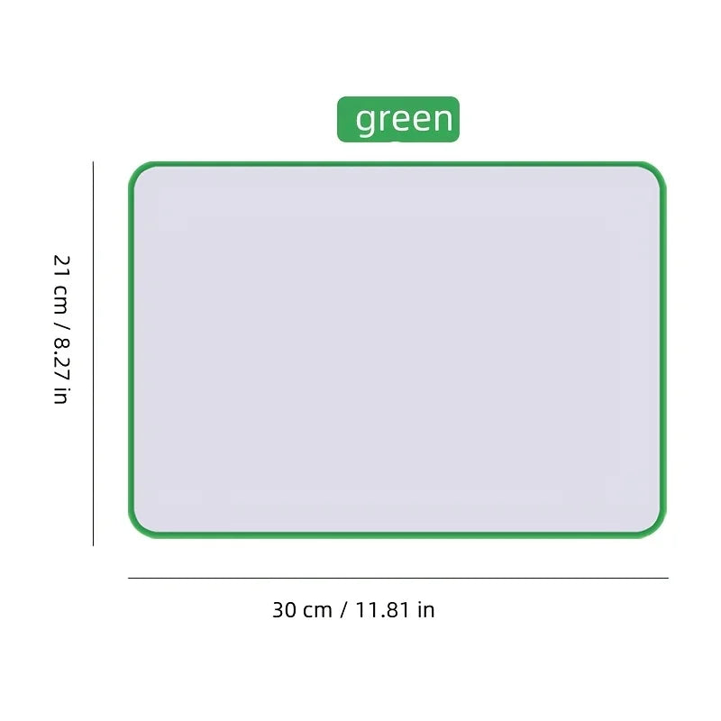 tapis souris moderne noir gris bleu vert opaques 21cm 30cm