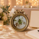 cadre photo vintage or floral décoration intérieure shabby chic posable mur bouquet fleursportrait