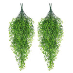 guirlande artificielle vigne verte décoration extérieure mariage petite fleurs blanches violettes naturelle suspendue 80cm