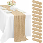 nappes longues décoratives plissées couleurs lilas rose beige semi transparentes romantique table runners