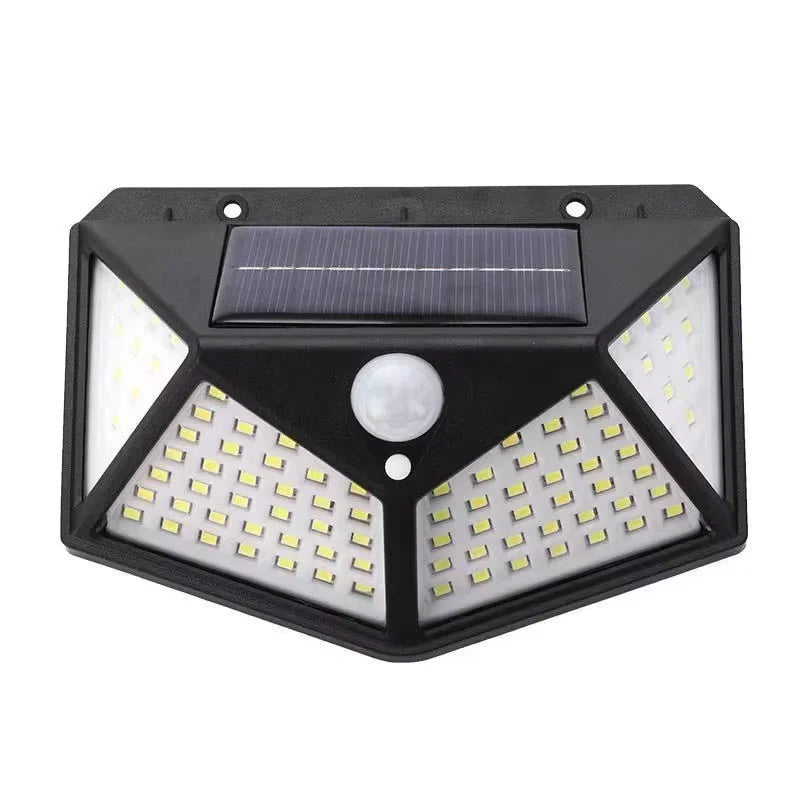 lampe solaire murale noire moderne capteur mouvement éclairage extérieur led étanche ip65