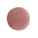 taies d'oreillers rondes velours couleurs unies moderne décoratives intérieur blanc bleu marine jaune rose