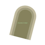 cadre mural moderne vert olive beige clair sans motif adhésif pvc non toxique mur