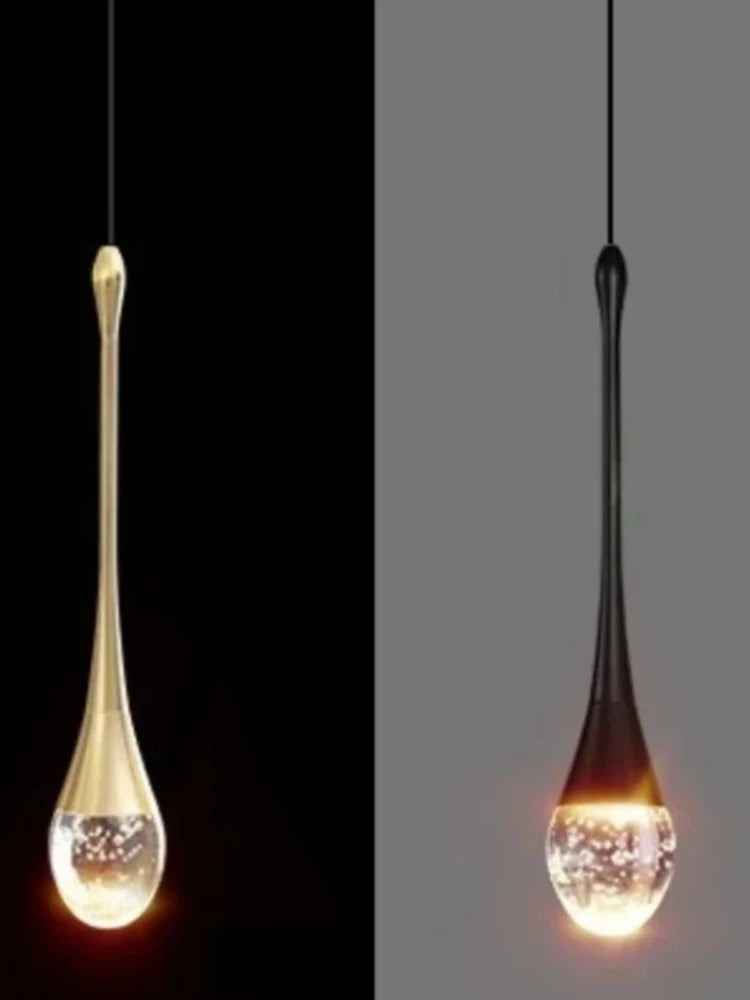 suspension lumineuse or transparente bubbles moderne ampoule câble led chambre salon restaurant