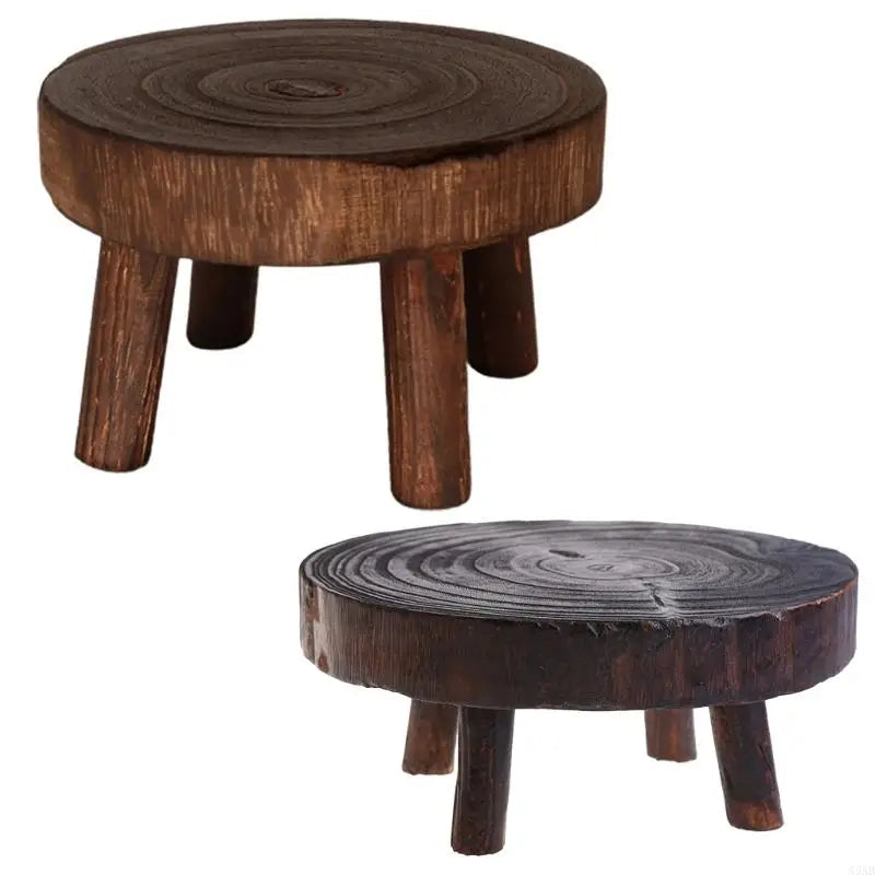 Support plante design épuré avec pot rond et plante verte