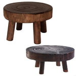 Support plante design épuré avec pot rond et plante verte