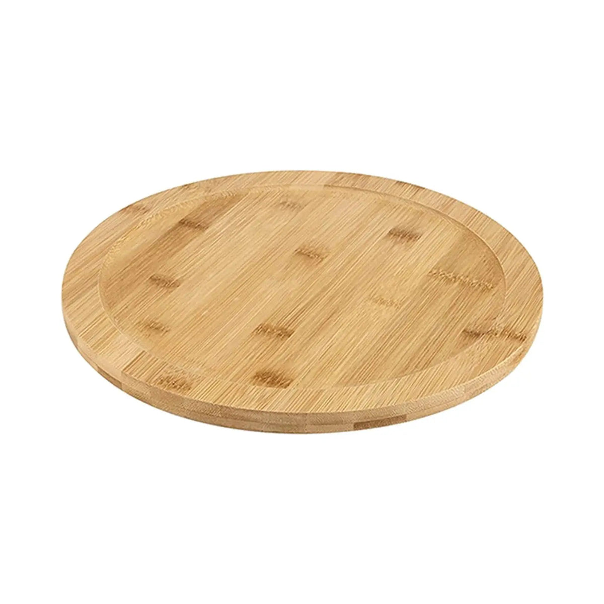 plateau rotatif bois naturel cuisine table opaque simple fonctionnel multipurpose
