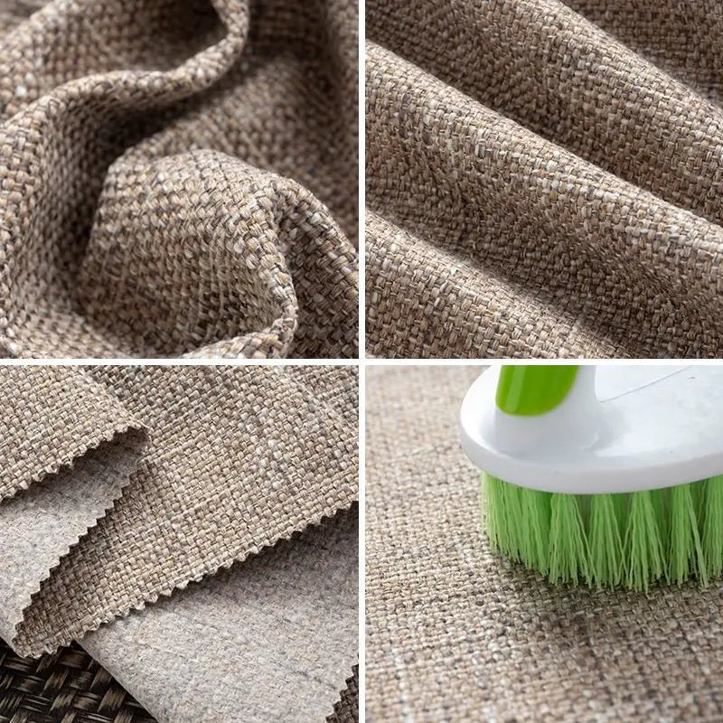 tissu canapé lin polyester résistant bricolage couture sofa pillowcase tablecloth moderne rustique gris beige