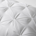 oreiller blanc plissé moderne microfibre polyester rectangulaire literie voyage qualité supérieur