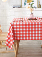 nappe carreaux polyester imperméable jaune blanc marron rouge classique valentin noël anniversaire festive