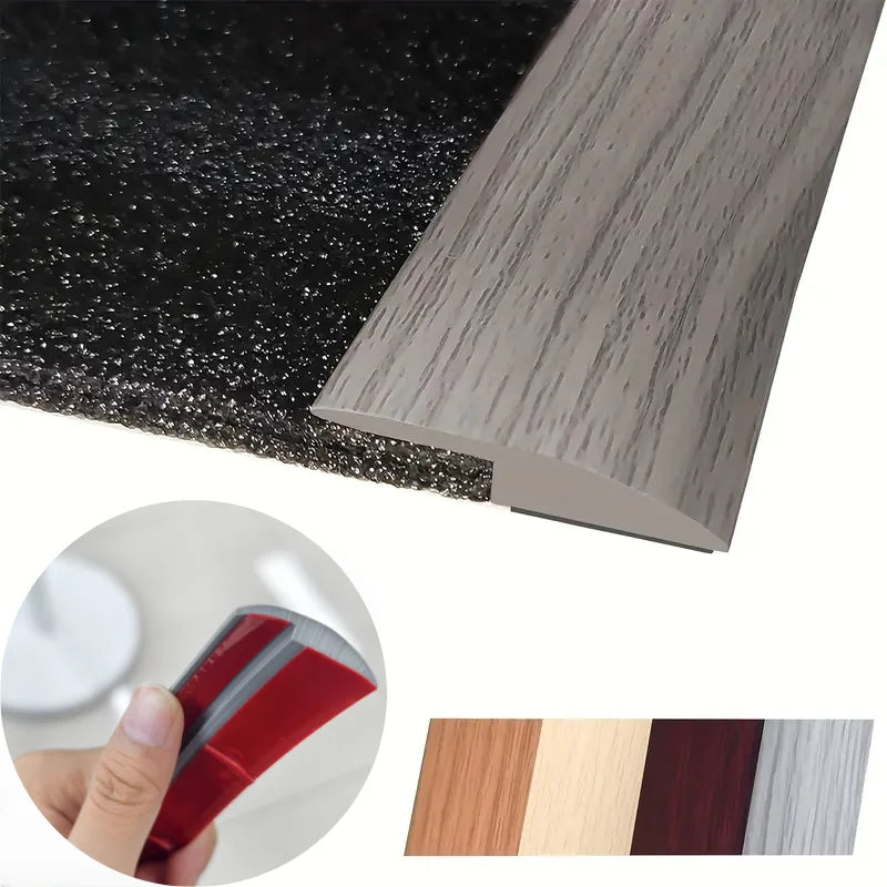 bande transition sol adhésive profilé flexible effet bois seuil tapis