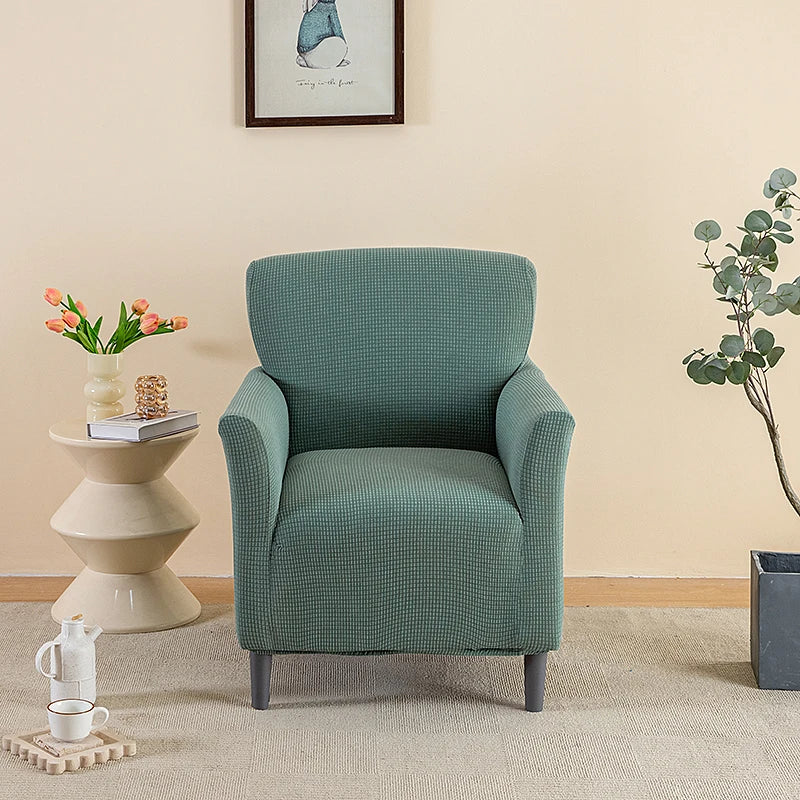 housse canapé jacquard extensible antidérapante lavable moderne couleur rose clair beige vert noir tissu