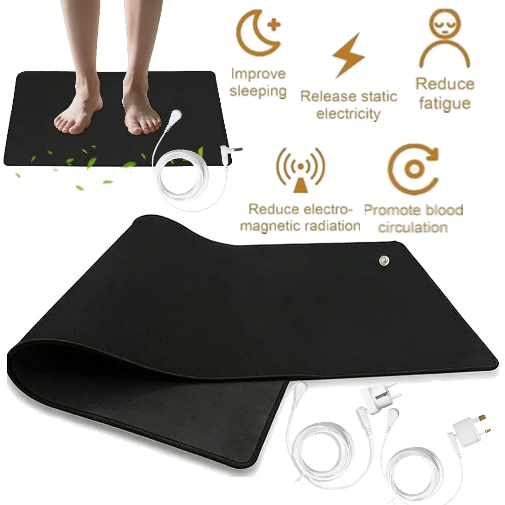 tapis antidérapant noir moderne pu flocage imperméable souple maison