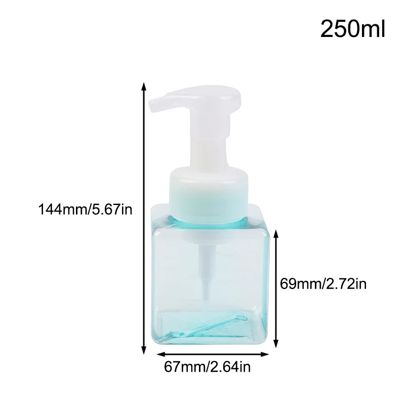 distributeur savon liquide mousse 250 450 ml vert foncé noir moderne minimaliste poignée pompe