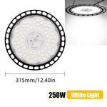 lampe led ufo haute baie super lumineuse blanc moderne atelier garage industrielle 220v ul
