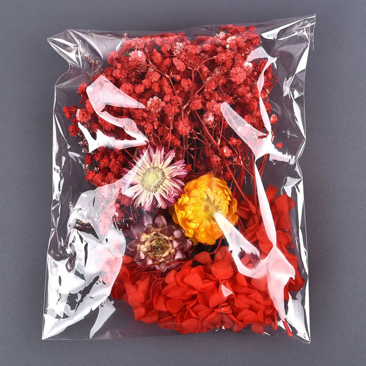 fleurs séchées variées naturelles décoration diy résine bijoux artisanat nail art
