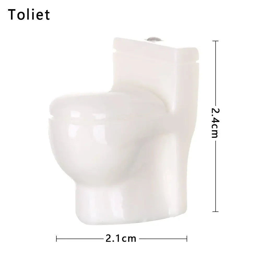 meubles miniatures poupées rose blanc modernes armoire frigo lave linge micro ondes téléviseur commode
