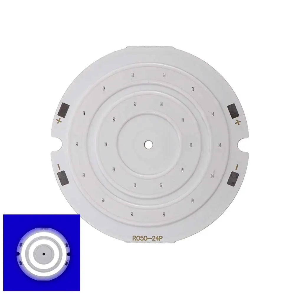 ampoule led cob 50mm blanc jaune orange rayures concentriques moderne éclairage décoration travail bricolage