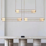 suspension lumineuse moderne minimaliste pendentif noir rectangle métal opaque 2000 82000 lumens