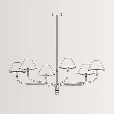 lustre moderne noir doré lampes éclairage minimaliste chambre salon