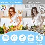 ampoules led gu10 blanc chaud neutre variable 3w 6w 9w 12w sans scintillement moderne