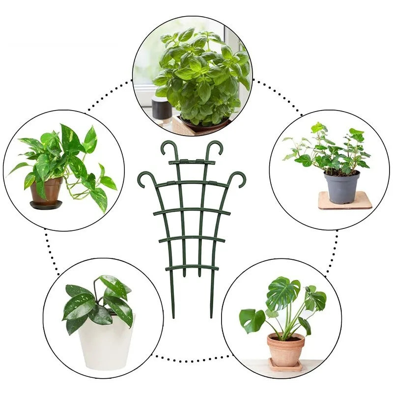 support plante grimpante vert grille rectangulaire moderne adhésif jardin extérieur fixations barreaux horizontal vertical