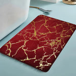 tapis bain moderne marbre doré blanc beige noir rose gris respectuevironnement sallebain