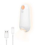 lampe toilette rechargeable détecteur mouvement adhésif blanc moderne veilleuse chambre salle bain