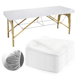 housses table massage jetables blanches adhésives pack 30 textures modernes