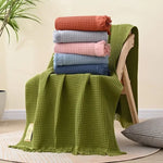 serviette bain coton géométrique rapide moderne multicolore grande taille bleu marine gris rose vert