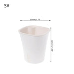 pots fleurs autoarrosants blanc rose moderne minimaliste trou
