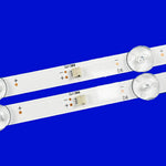 barres lumineuses led blanc orange leds surface lisse industrielle technique
