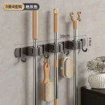 porte balais moderne acier inoxydable rangement salle bain brosse torchon accessoires nettoyage multifonctionnels